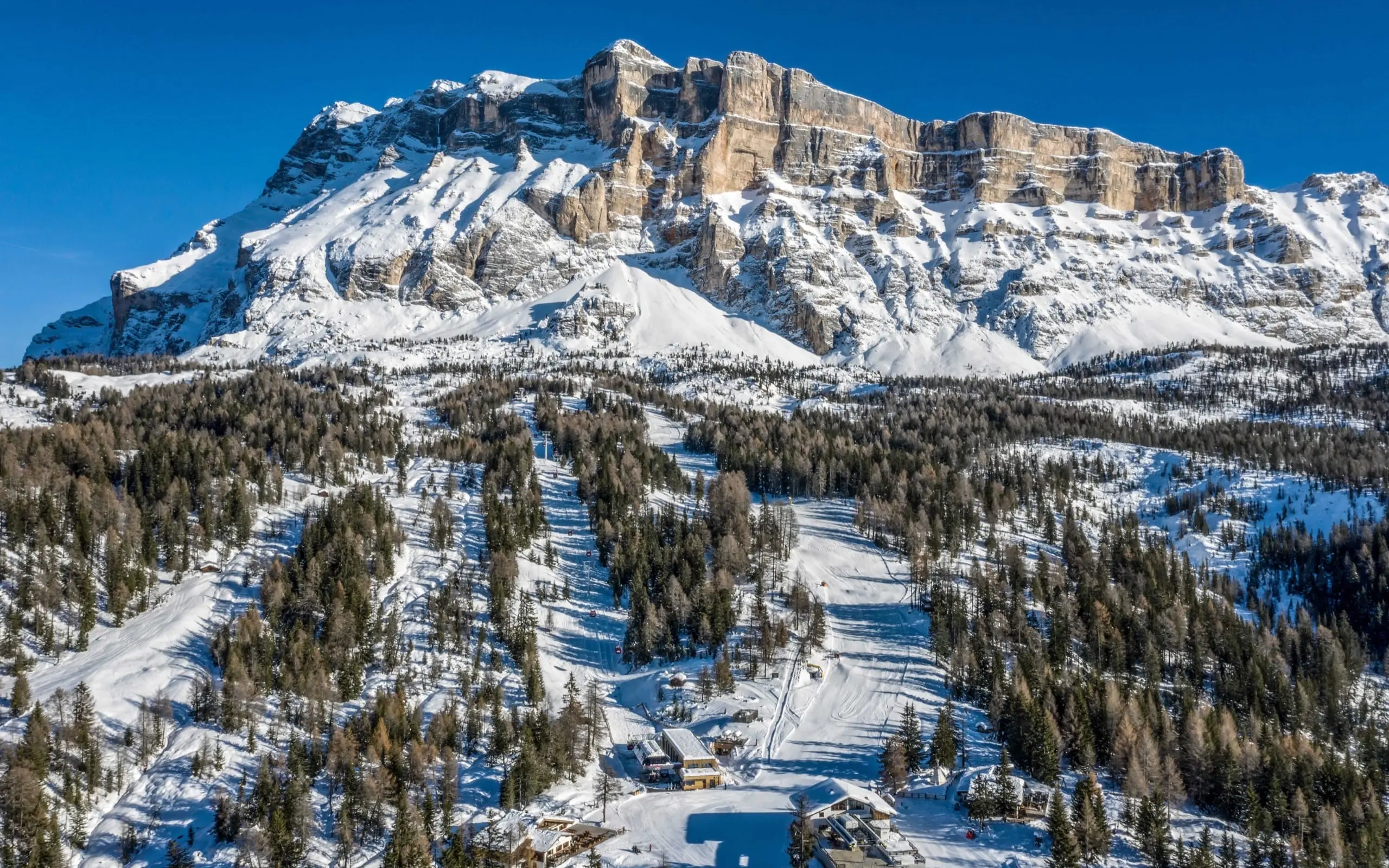 Piste da sci la crusc dolomiti superski
