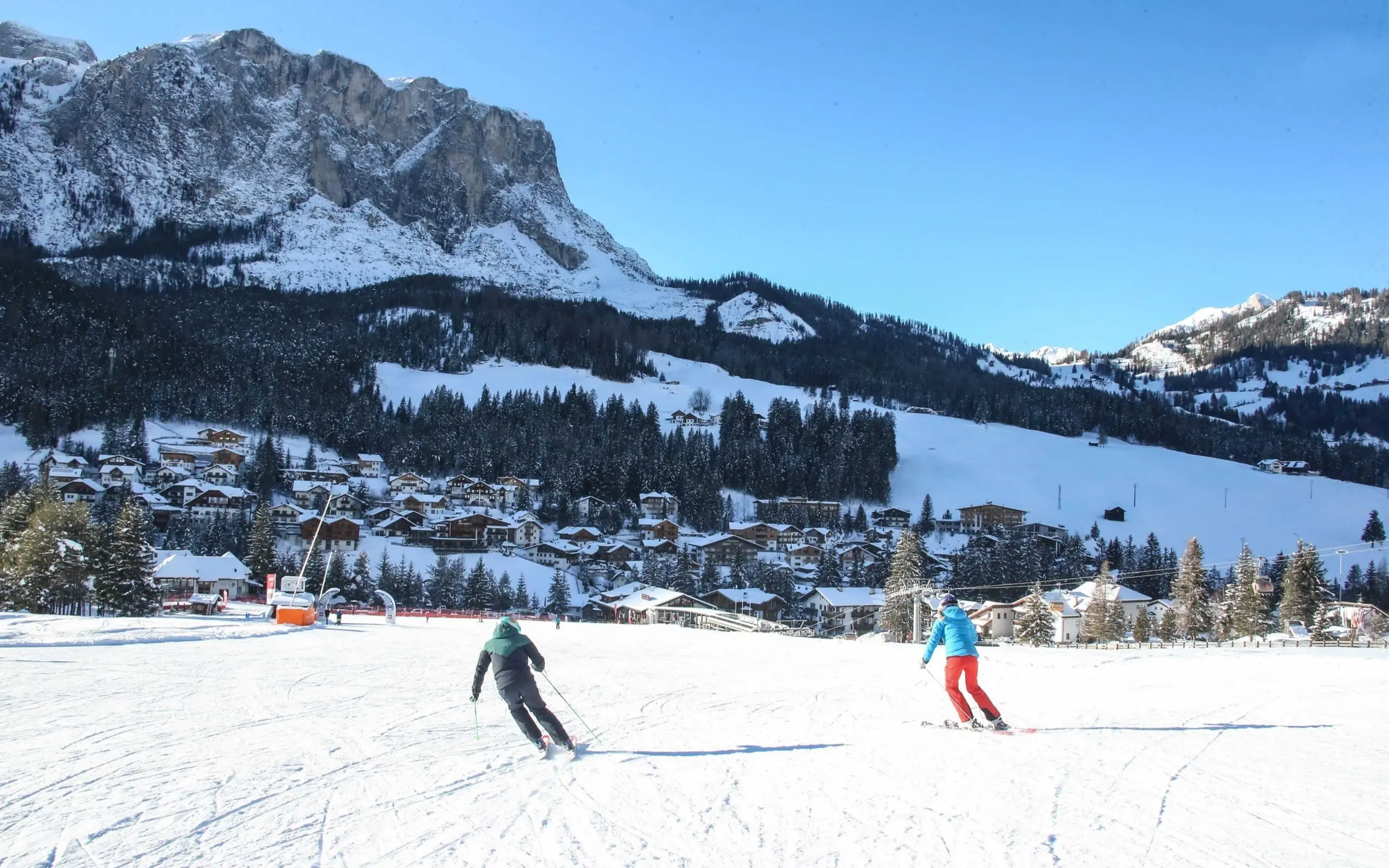Pista da sci a Badia - Dolomiti Superski