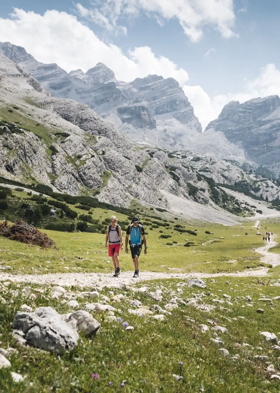 Escursione all'Alpe di Fanes nelle Dolomiti