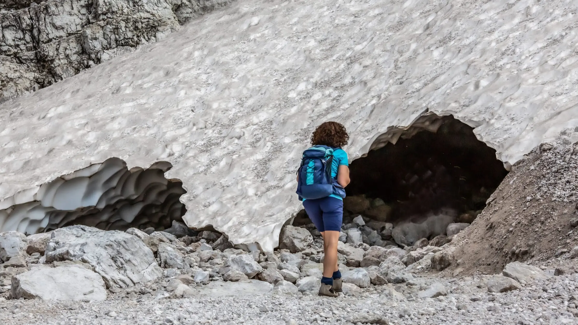 Grotta della neve a La Crusc/Santa Croce