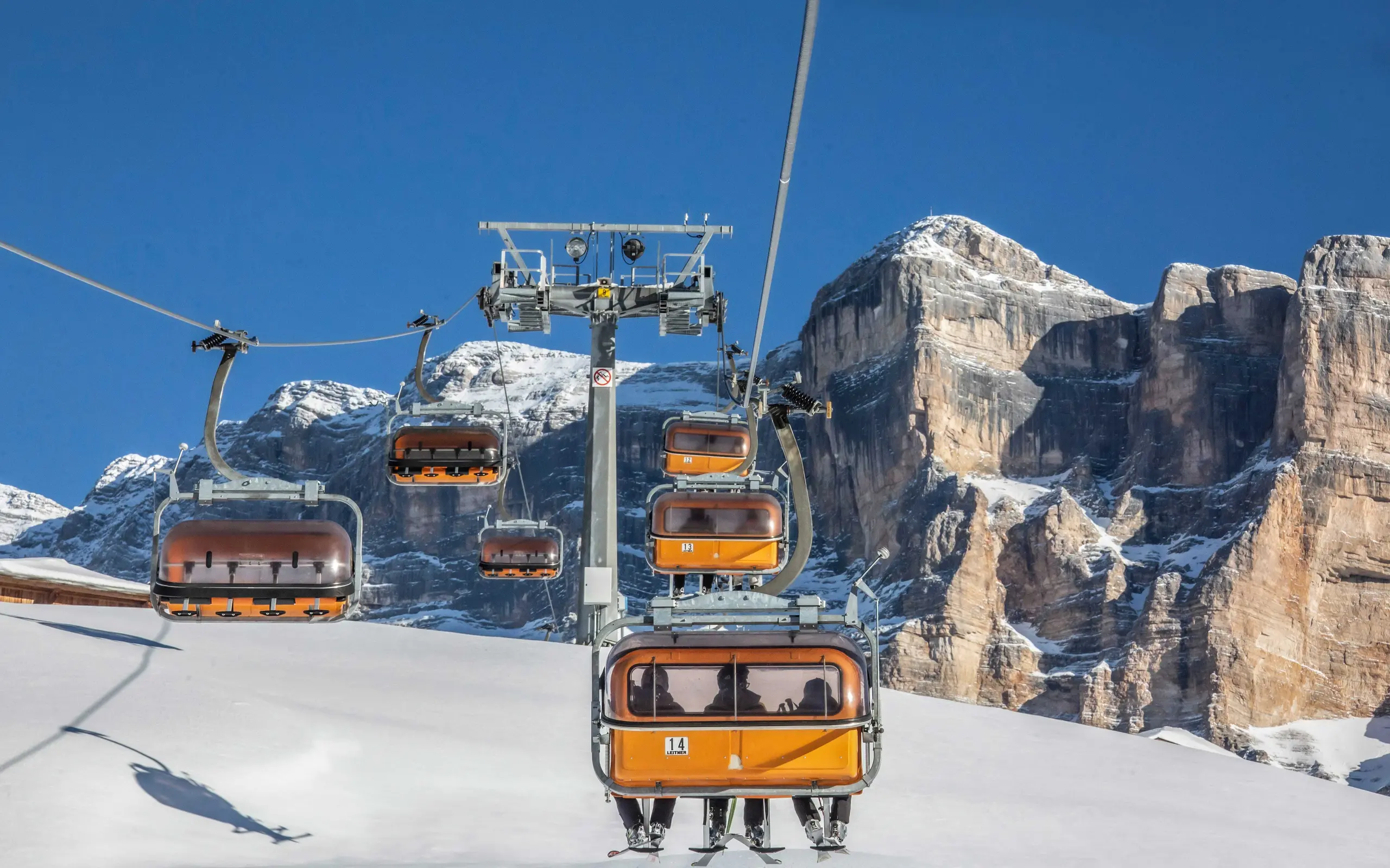La Crusc 1 Dolomiti Superski chairlift