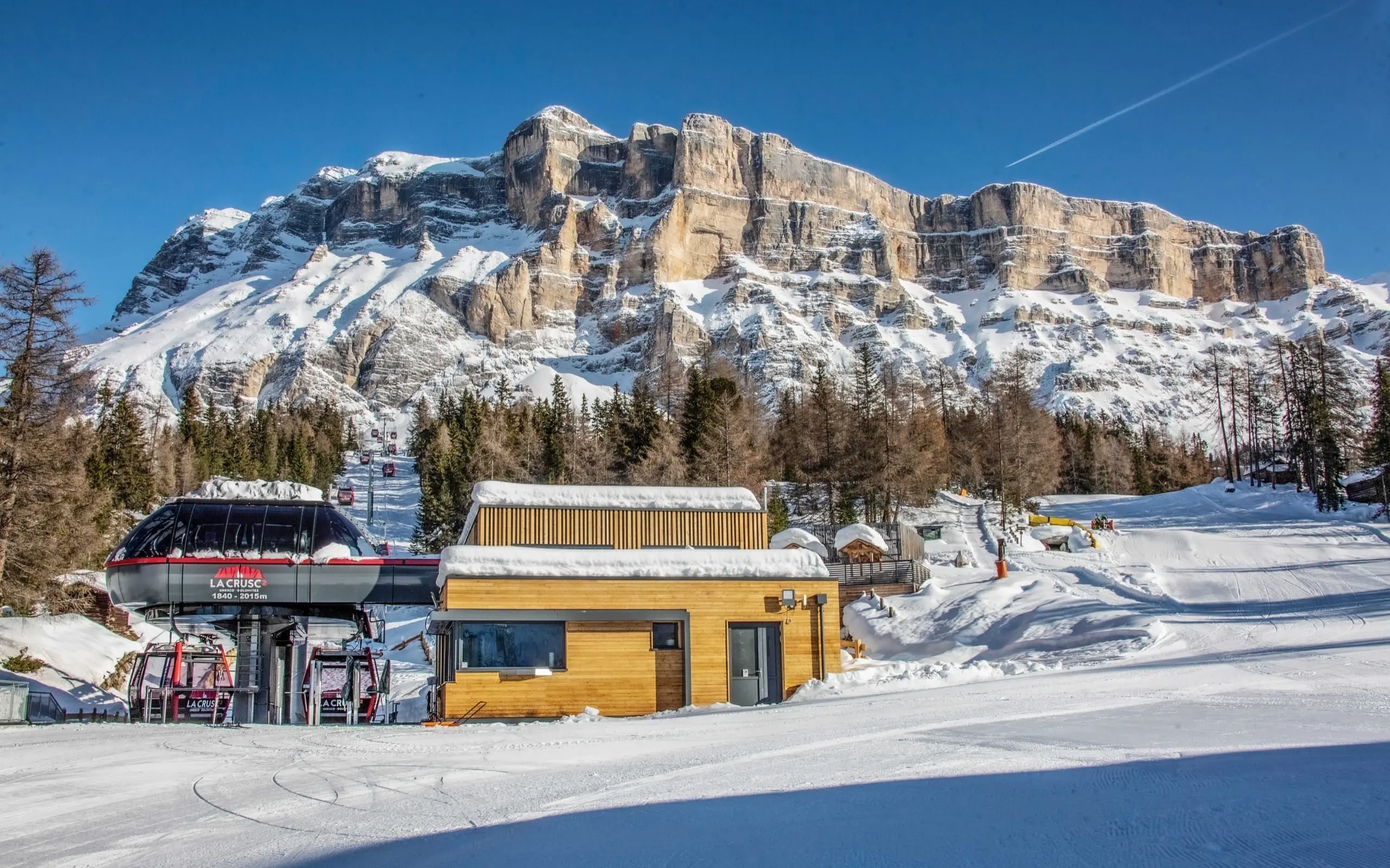 Stazione a valle dell'ovovia La Crusc 2