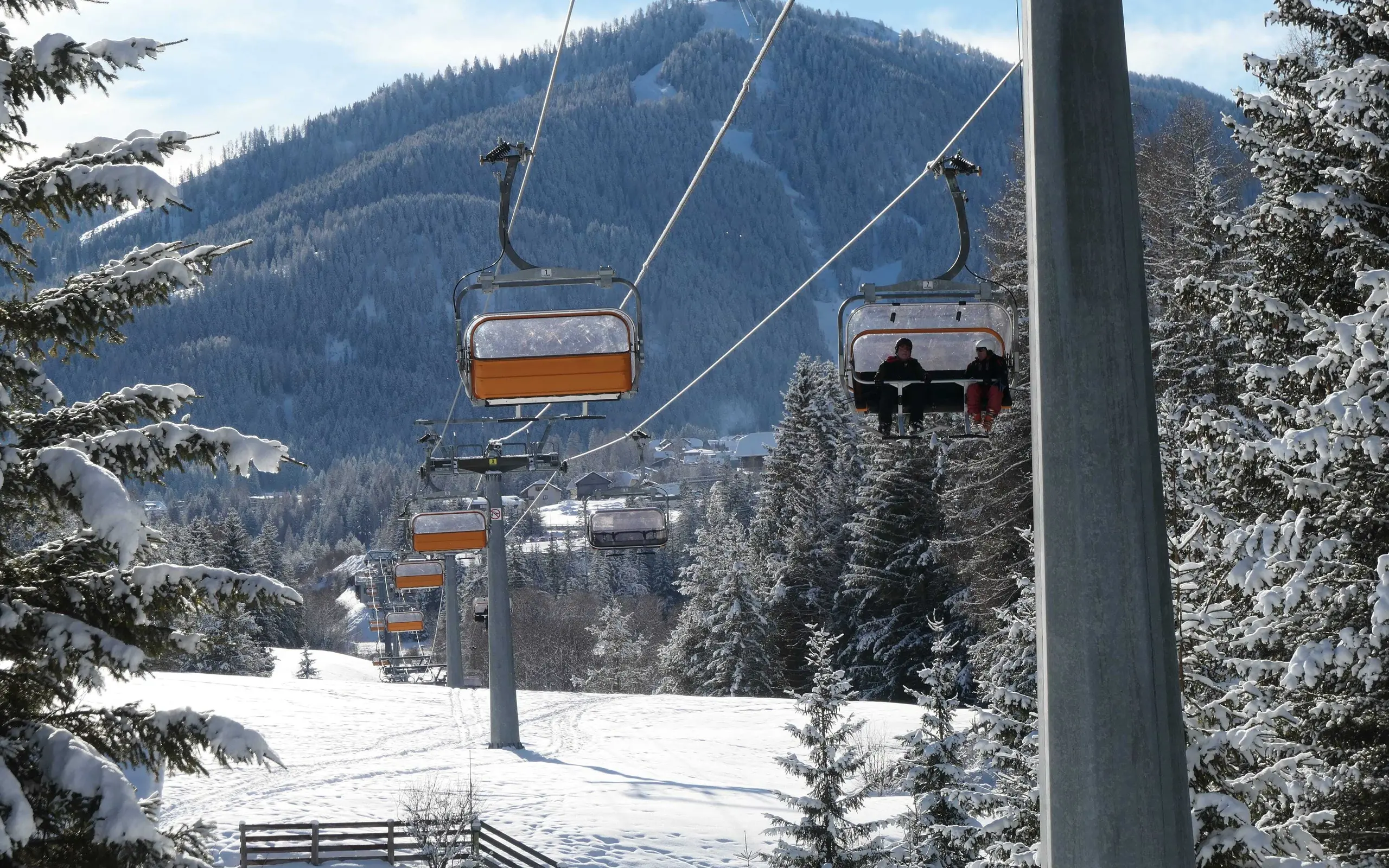 Sessellift Pradüc La Crusc/Santa Croce in Richtung Sellaronda
