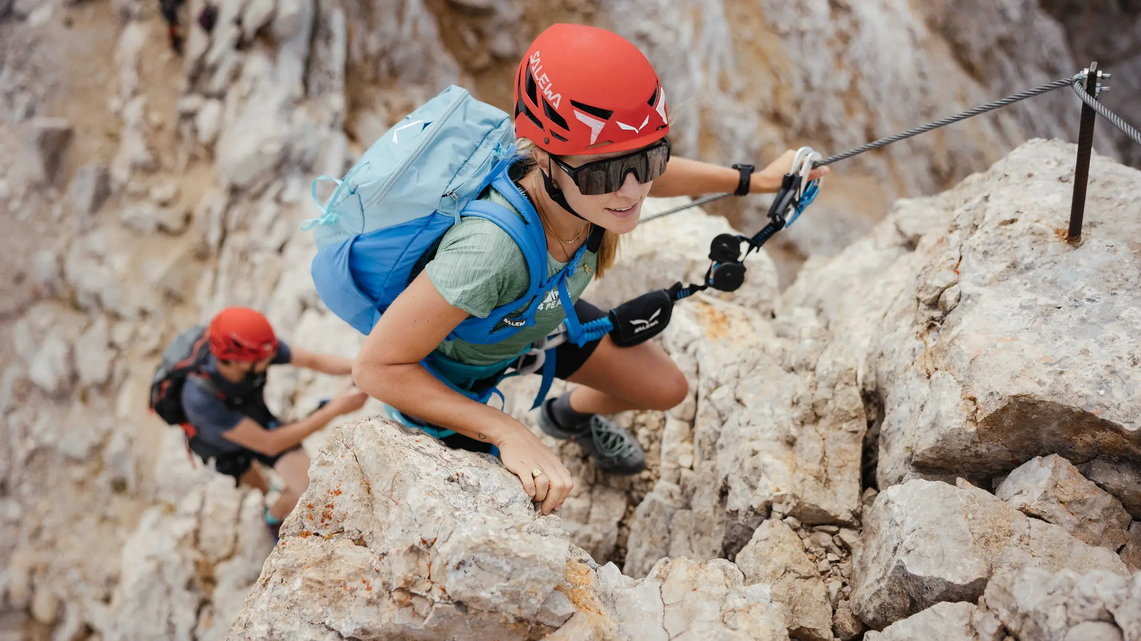 Via ferrata in the Dolomites