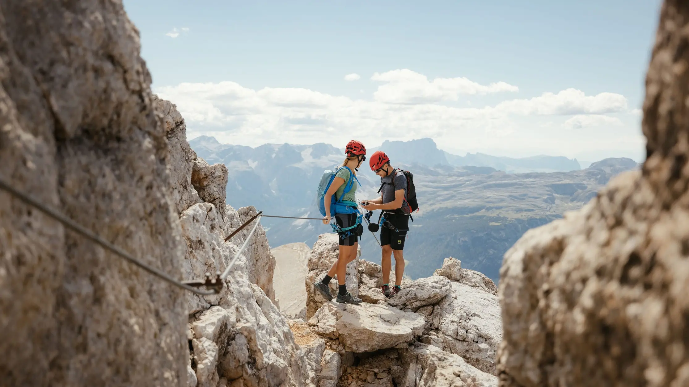Via ferrata Piza dales Diesc Dolomiti