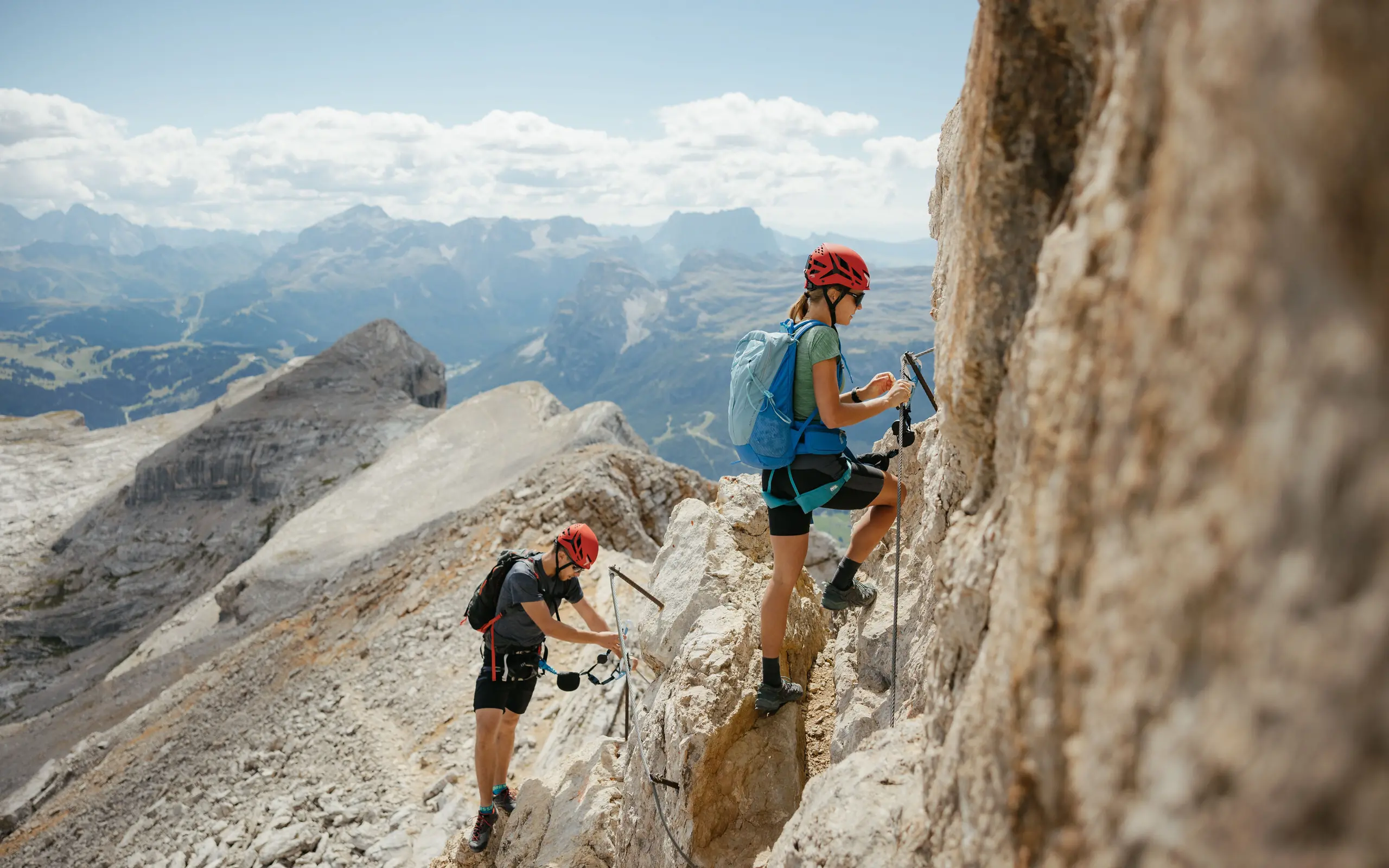Klettersteig Piza dales Diesc 4 Peaks Alta Badia