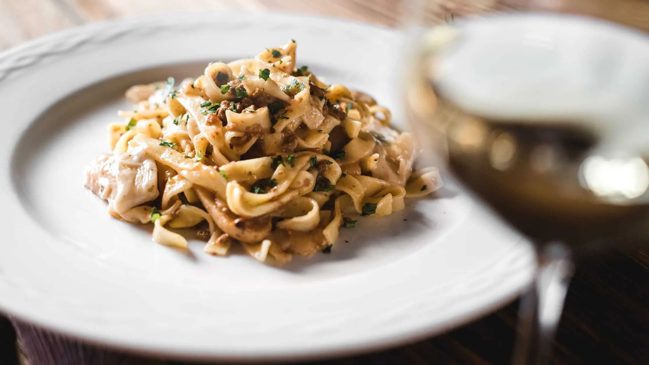 Tagliatelle alla selvaggina Rifugio Nagler