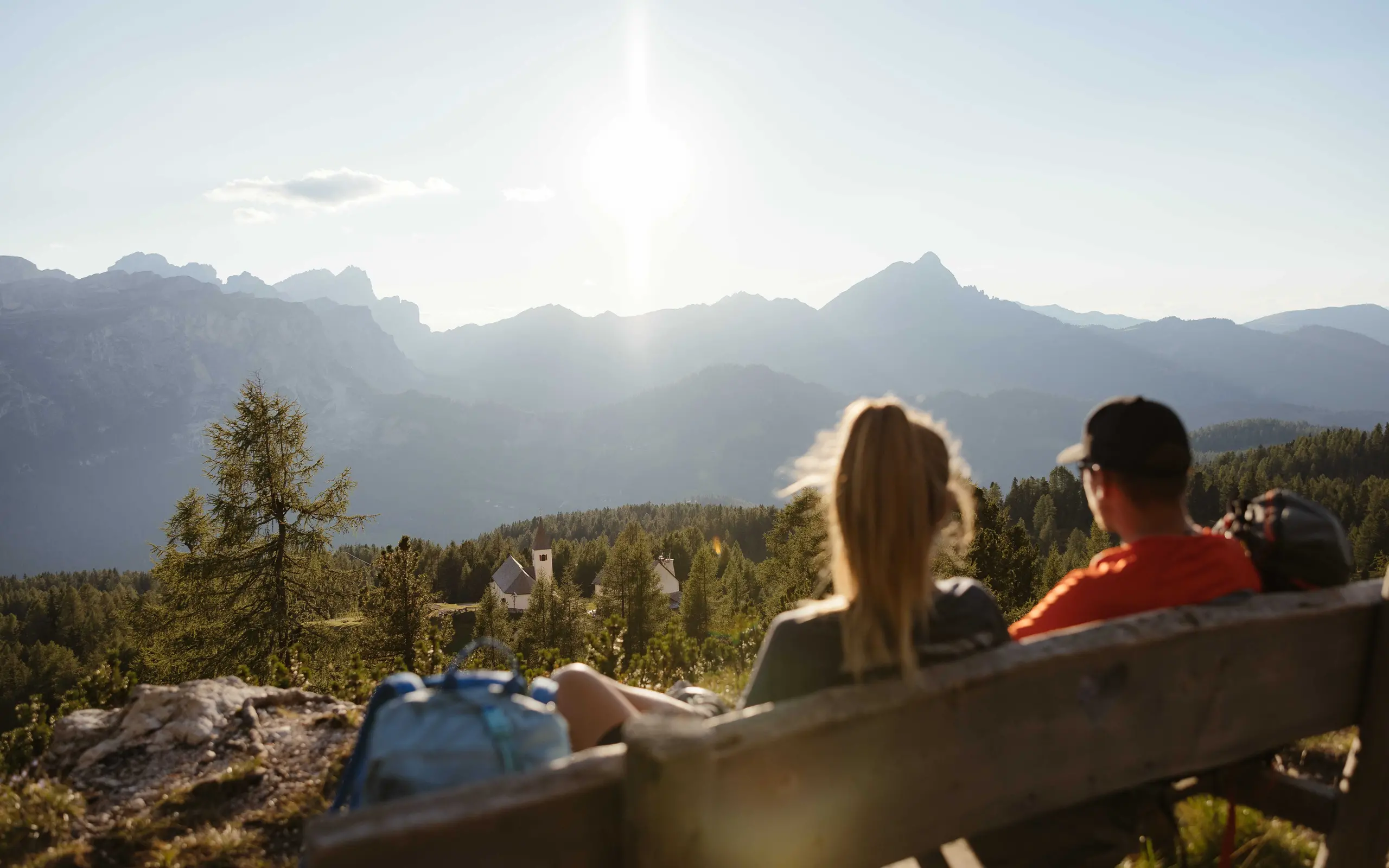 Viewpoint La Crusc in der Dolomiten