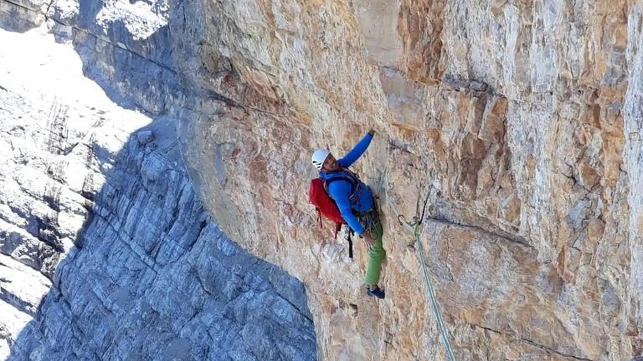 Freeclimbing Cima Dieci Sasso Croce