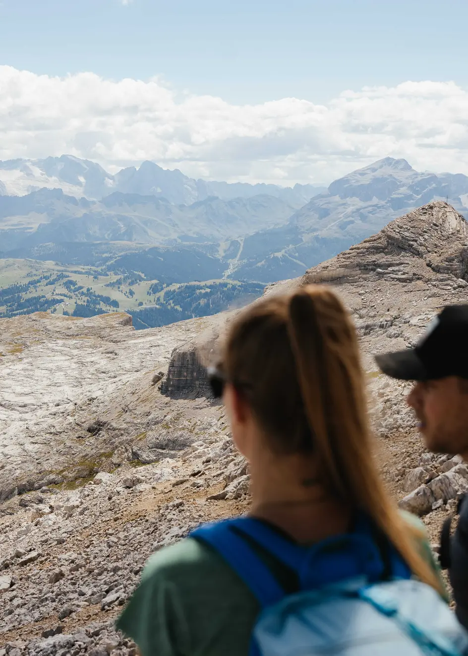 Vista da Piza dales Diesc/Cima Dieci in Alta Badia