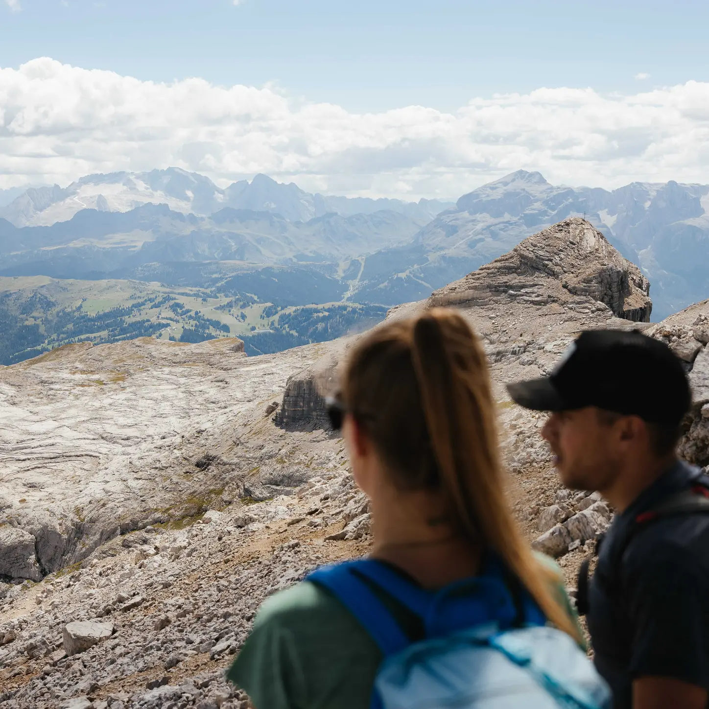 Vista da Piza dales Diesc/Cima Dieci in Alta Badia