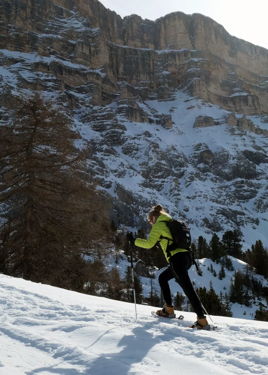 Ciaspolata la crusc alta badia