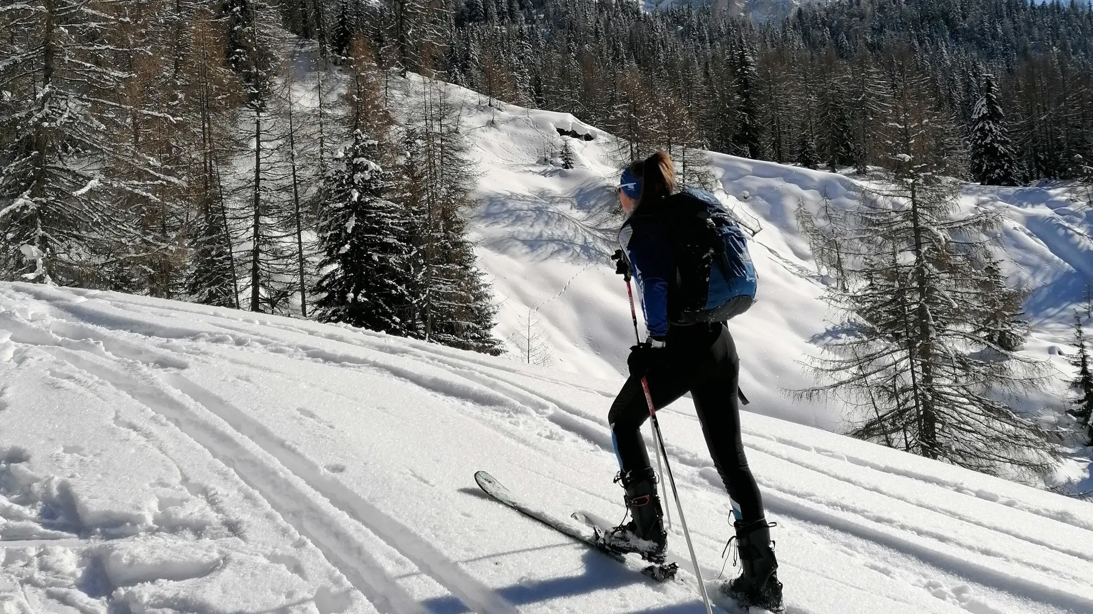 Sci alpinismo a La Crusc