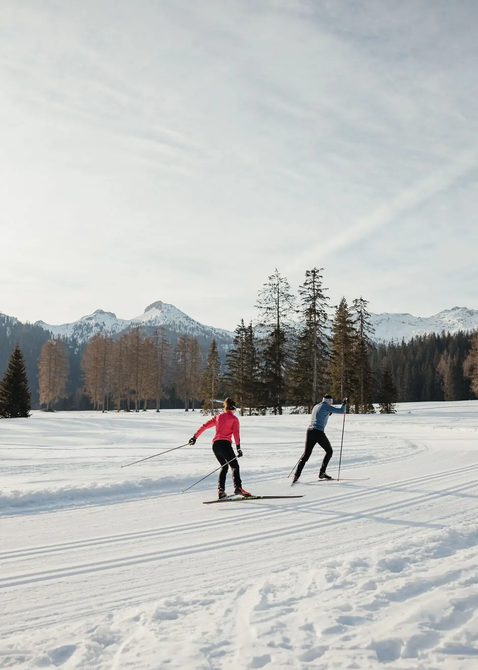 Langlaufen in Alta Badia - Dolomiten