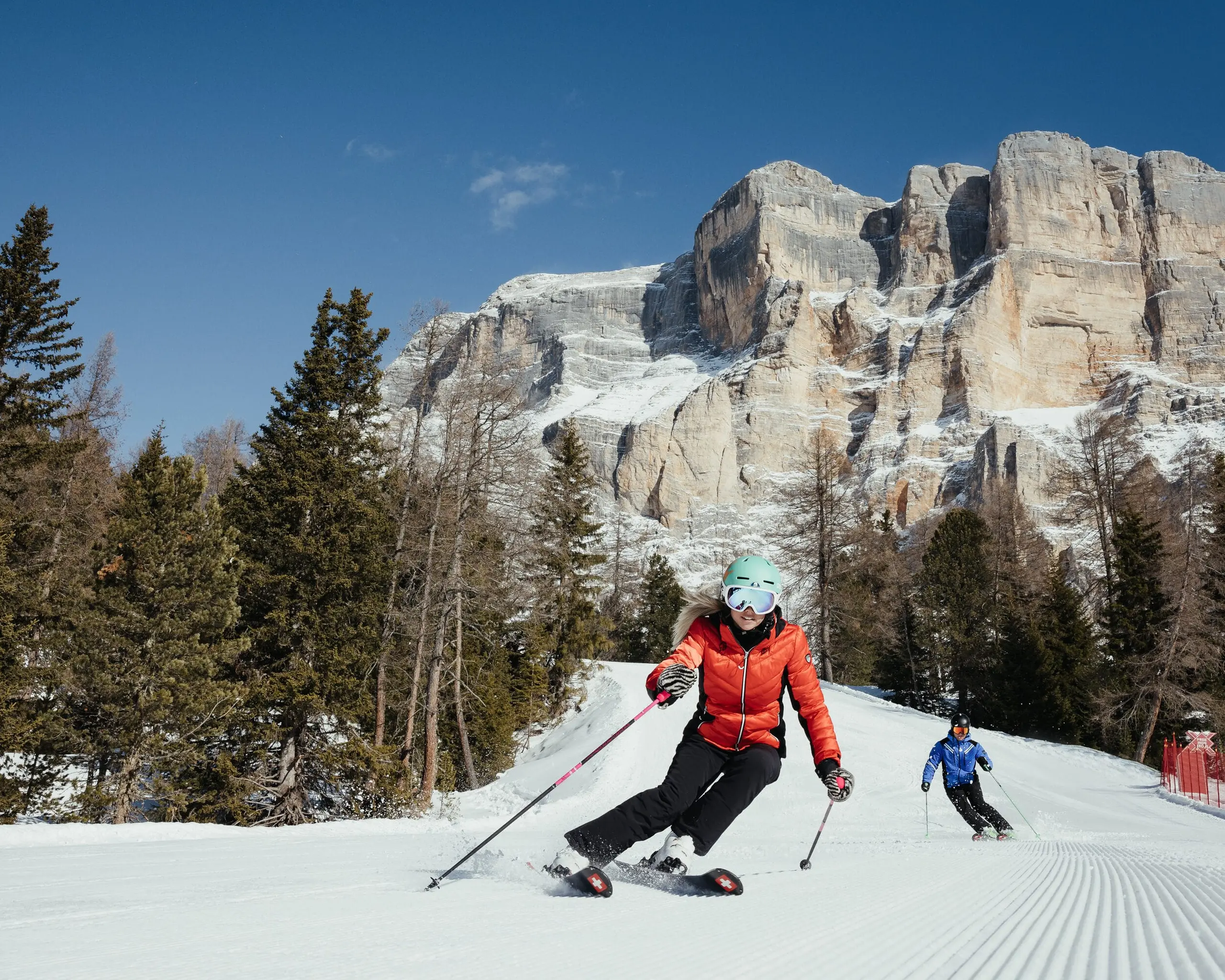 Skipiste La Crusc 2 - Dolomiti Superski