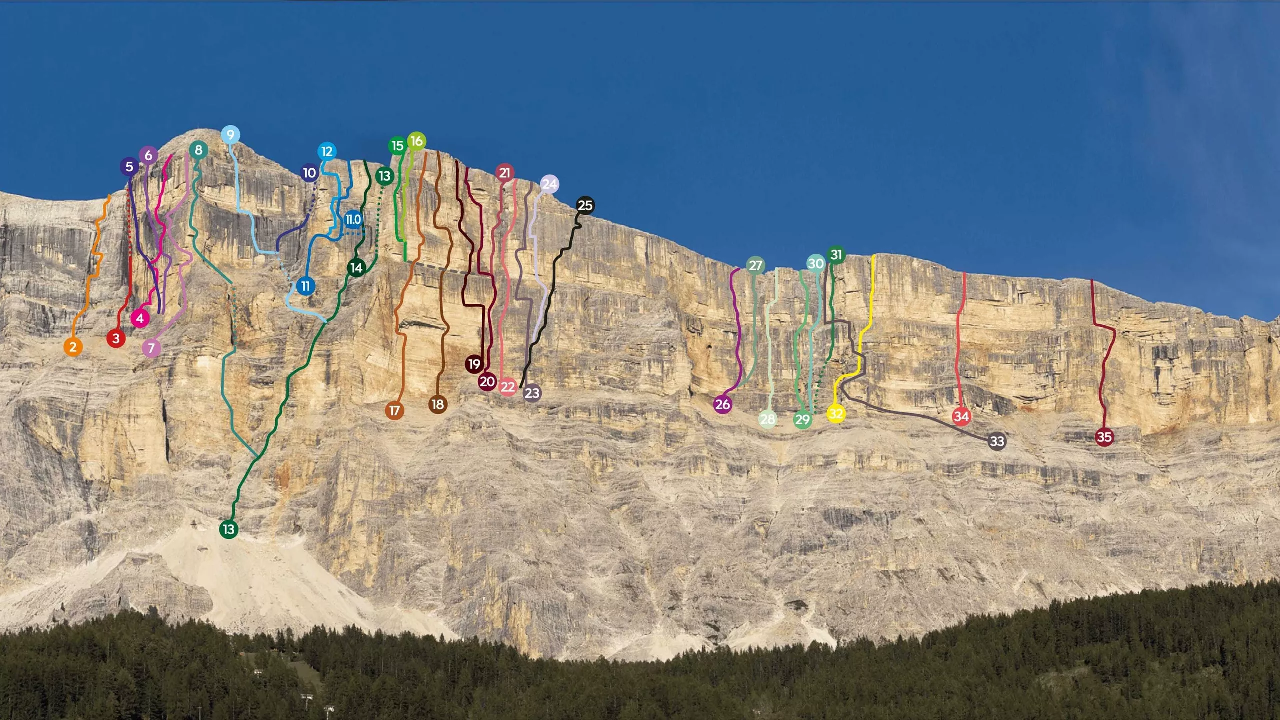 Vie arrampicata Sas dla Crusc/Sasso Croce